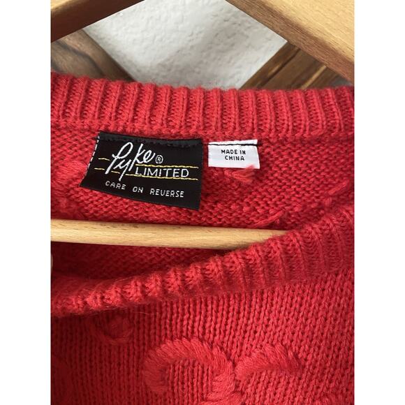 Vintage Pyke Limited Women’s Embroidered Sweater Women’s Small Vintage Sweater - Picture 2 of 8